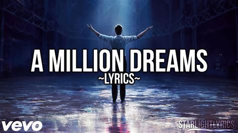 the greatest showman a million dreams lyrics.
